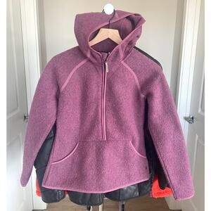 SMARTWOOL Woman’s Fleece Hudson Trail Fleece Anorak ARGYLE PURPLE SW011527J19 XS